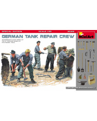 MINIART 1/35 SCALE MILITARY MODEL KIT - 35319 - German Tank Repair Crew