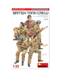 MINIART 1/35 SCALE MILITARY MODEL KIT - 35332 - British Tank Crew