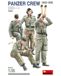 MINIART 1/35 SCALE MILITARY MODEL KIT - 35465 - Panzer Crew 1943-1945