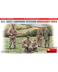 MINIART 1/35 SCALE MILITARY MODEL KIT - 35475 - U.S. 101ST Airborne Division Normandy 1944