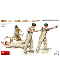 MINIART 1/35 SCALE MILITARY MODEL KIT - 35489 - British Tank Repair Crew