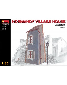 MINIART 1/35 SCALE MILITARY MODEL KIT - 35524 - Normandy Village House 