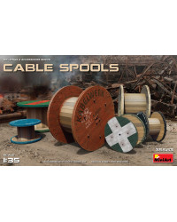 MINIART 1/35 SCALE MILITARY MODEL KIT - 35583 - Cable Spools