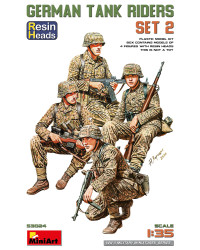 MINIART 1/35 SCALE MILITARY MODEL KIT - 53024 - German Tank Riders - Set 2