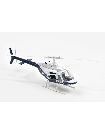 NEW RAY 1/34 SCALE DIE-CAST MODEL - 950B206 - BELL 206 HELICOPTER - POLICE - RPD950B206