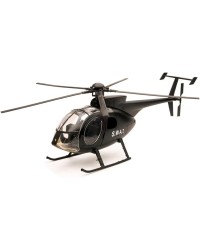 NEW RAY 1/32 SCALE DIE-CAST MODEL - 950N500 - WESTLAND AGUSTA NH-500 - S.W.A.T. - RPD950N500