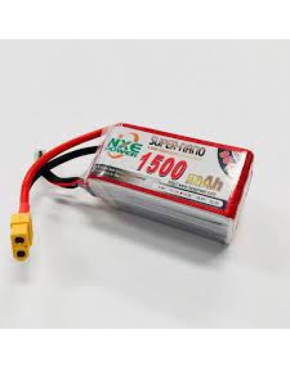 NXE BATTERY LIPO 3C1500X 11.1V 3C  WITH XT60 PLUG (f) NXE3C1500X