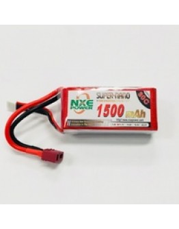 NXE BATTERY LIPO 14.8V 4C 1500MA RATED 40C