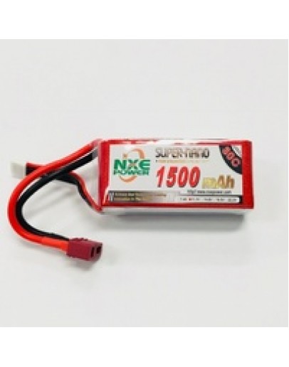 NXE BATTERY LIPO 14.8V 4C 1500MA RATED 40C