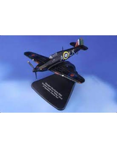 OXFORD AVIATION 1/72 DIE CAST AIRCRAFT MODEL - AC105 HURRICANE GLEED AC105