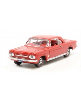 OXFORD DIECAST 1/87 DIE-CAST MODEL - 87CH63002 - 1963 Chevrolet Corvair Coupe - Riverside Red