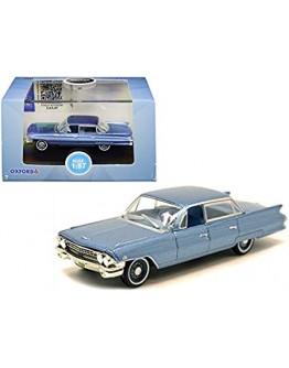 OXFORD DIECAST 1/87 DIE-CAST MODEL - 87CSD61003 - 1961 Cadillac Sedan Deville - Nautilus Blue