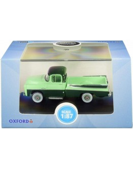 OXFORD DIECAST 1/87 DIE-CAST MODEL - 87DP57003 - 1951 Dodge D100 Sweptside Pick Up - Forest Green / Misty Green