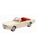 OXFORD DIECAST 1/87 DIE-CAST MODEL - 87MU650005 - 1965 Ford Mustang Convertible - Wimbledon White