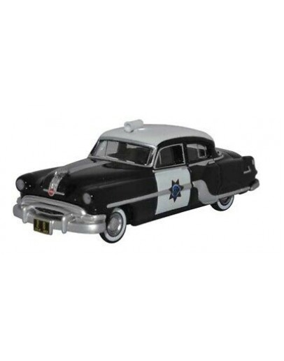 OXFORD DIECAST 1/87 DIE-CAST MODEL - 87PC54003 - Pontiac Chieftain 4 door - California Highway Patrol