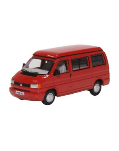 OXFORD DIECAST 1/76 DIE-CAST MODEL - 76T4001 VOLKSWAGEN T4 WESTFALIA CAMPER - PAPRIKA RED