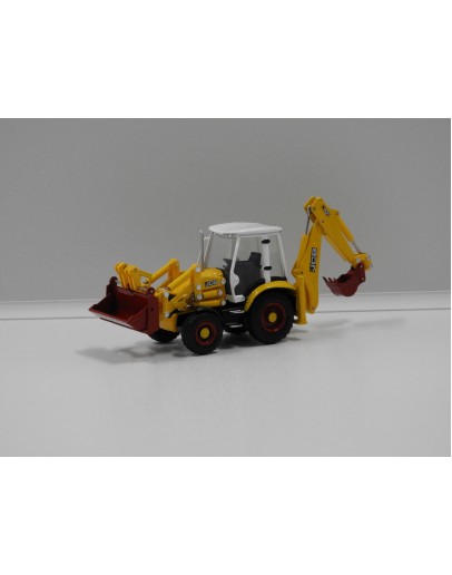 OXFORD DIECAST 1/76 DIE-CAST MODEL - 76ML1001 JCB Major Loader Mk 1 Excavator - Red / Blue