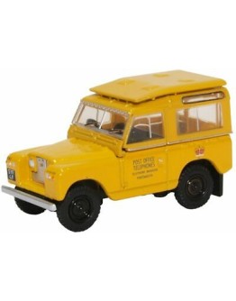 OXFORD DIECAST 1/76 DIE-CAST MODEL - 76LR2S004 - LAND ROVER SERIES II SWB STATION WAGON - POST OFFICE TELEPHONES YELLOW