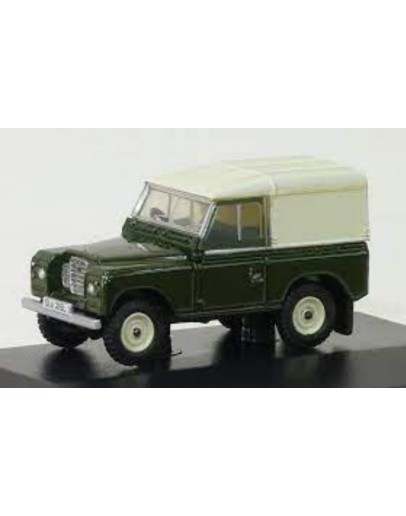 OXFORD DIECAST 1/76 DIE-CAST MODEL - 76LR3S005 - LAND ROVER SERIES III SWB STATION WAGON HARD TOP - BRONZE GREEN