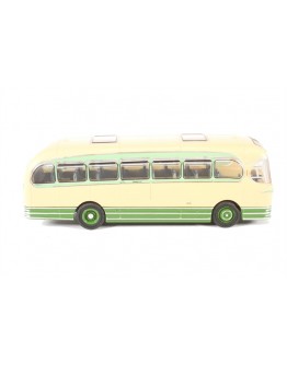 OXFORD DIECAST 1/76 DIE-CAST MODEL - 76WFA005 - AEC Reliance Weymann Fanfare Coach - Greenslades Tours Yellow/Green