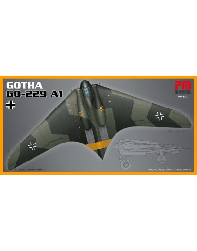 PM MODEL 1/72 SCALE MODEL KIT - PM-210 - Gotha GO-229 A1