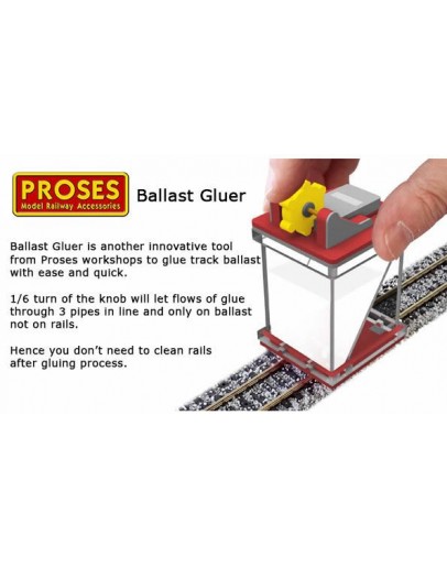 PROSES HO/OO SCALE - BS-FIX-01 BALLAST GLUER