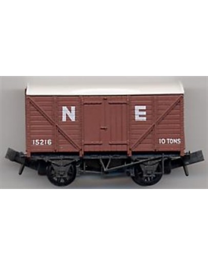 PECO N GAUGE WAGON - NR-43E 10FT BOX VAN, STANDARD TYPE - 10 TON - NE