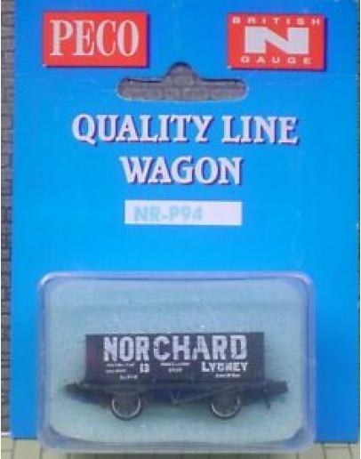 PECO N GAUGE WAGON - NR-P094 OPEN COAL WAGON - 5 PLANK - 10 TON - NORCHARD OF LYDNEY  #13