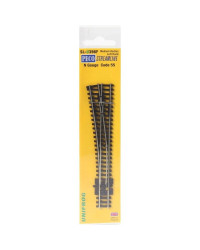 PECO N GAUGE CODE 55 TRACK  [UNIFROG] SLEU396F MEDIUM RADIUS LEFT HAND TURNOUT
