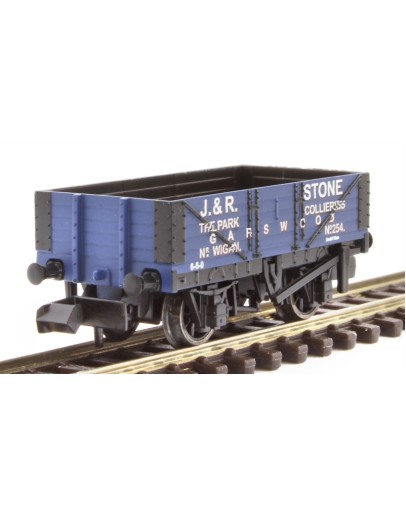 PECO N GAUGE WAGON - NR-5009P OPEN WAGON - 5 PLANK - 9FT - J.& R. STONE GARSWOOD  #254