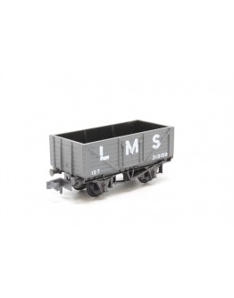 PECO N GAUGE WAGON - NR-40M 10FT OPEN MINERAL WAGON - 5 PLANK - 12 TON - LMS #345699