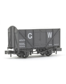 PECO N GAUGE WAGON - NR-43W 10FT BOX VAN, STANDARD TYPE - 10 TON - GWR