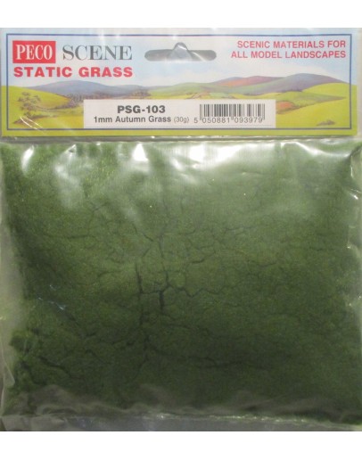 PECO SCENE STATIC GRASS - PSG103 - 1mm AUTUMN GRASS [30g] - PEPSG103