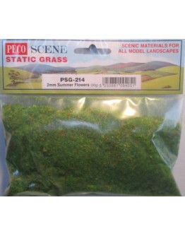 PECO SCENE STATIC GRASS 2mm PATCHY GRASS PEPSG205 
