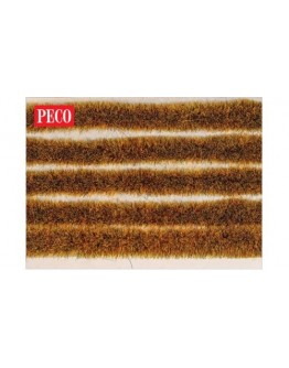 PECO SCENE STATIC GRASS - PSG27 - 4mm SELF ADHESIVE WILD MEADOW TUFT STRIPS [10] - PEPSG27