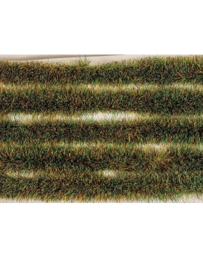 PECO SCENE STATIC GRASS - PSG34 - 6mm SELF ADHESIVE SPRING GRASS TUFT STRIPS [10] - PEPSG34