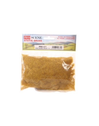 PECO SCENE STATIC GRASS - PSG411 - 4mm GOLDEN WHEAT [20g] - PEPSG411