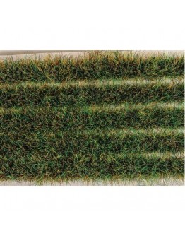 PECO SCENE STATIC GRASS - PSG48 - 10mm SELF ADHESIVE WATER MEADOW TUFT STRIPS [10] - PEPSG48