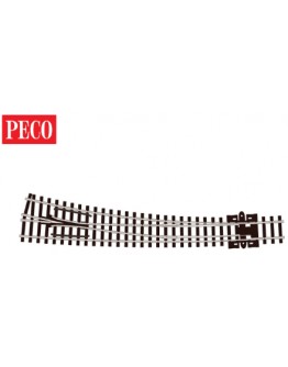 PECO N GAUGE CODE 80 TRACK  [Insulfrog] SL386 Curved Turnout Right Hand