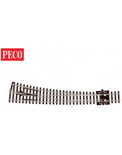 PECO N GAUGE CODE 80 TRACK  [Insulfrog] SL386 Curved Turnout Right Hand
