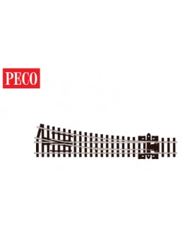 PECO N GAUGE CODE 80 TRACK  [Insulfrog] SL395 Medium Radius Turnout Right Hand