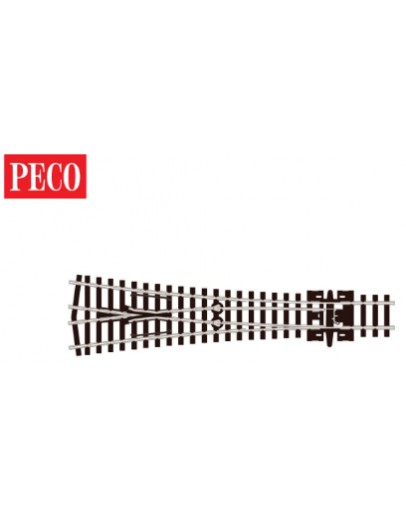 PECO N GAUGE CODE 80 TRACK  [Insulfrog] SL397 Medium Radius Y Turnout