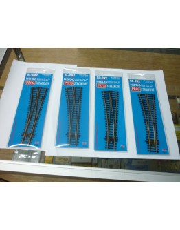 PECO OO/HO CODE 100 TRACK [Electrofrog] SLE92B4 BULK PACK Small Radius Turnout Left Hand [PACK CONTAINS 4 SETS OF POINTS]