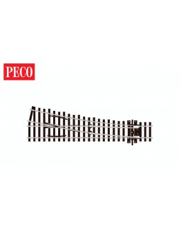 PECO OO/HO CODE 75 FINESCALE TRACK [Electrofrog] SLE191 Small Radius Turnout Right Hand