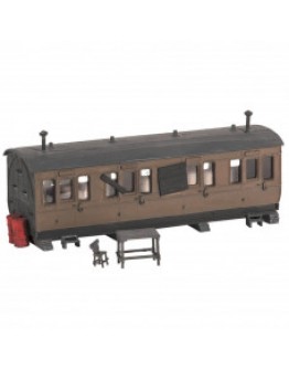 RATIO PLASTIC MODELS - OO/HO SCALE BUILDING KIT - RT501 - Small Grounded Coach
