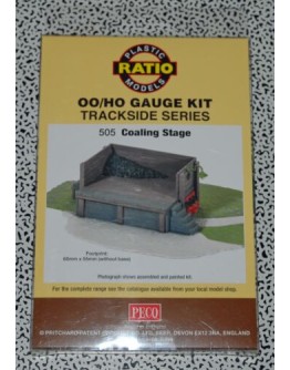 RATIO PLASTIC MODELS - OO/HO SCALE BUILDING KIT - RT505 - COALING STAGE