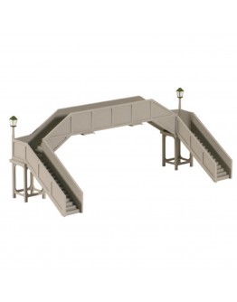 RATIO PLASTIC MODELS - OO/HO SCALE BUILDING KIT - RT517 SR Concrete Footbridge 