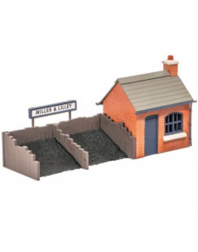 RATIO PLASTIC MODELS - OO/HO SCALE BUILDING KIT - RT532 - Coal Depot