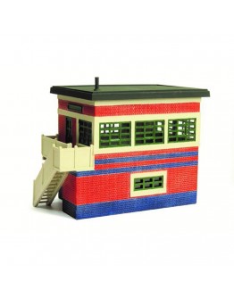 RATIO PLASTIC MODELS - OO/HO SCALE BUILDING KIT - RT554 - Wartime (ARP) Flat Roof Signal Box