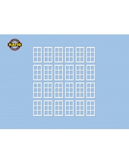 RATIO PLASTIC MODELS - OO/HO SCALE BUILDING KIT - RT139 Pack of Windows